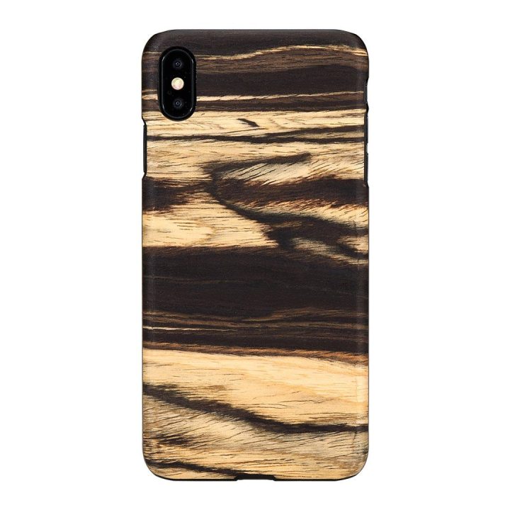 Telefono dėklas iPhone XS Max, baltas juodmedžio raštas