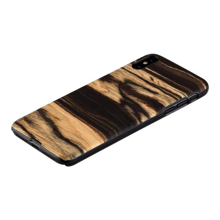 Telefono dėklas iPhone XS Max, baltas juodmedžio raštas