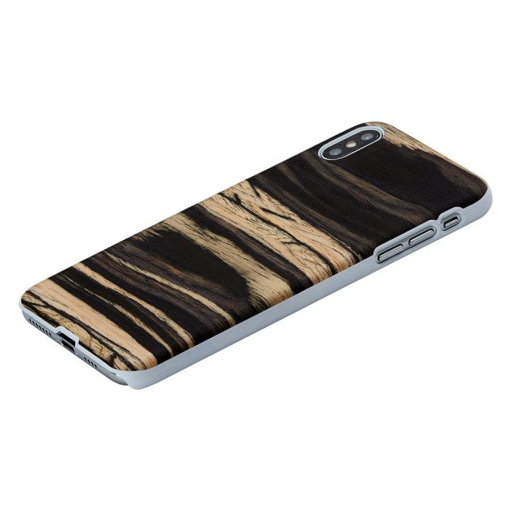 Telefono dėklas iPhone XS Max, baltas ebenuotas