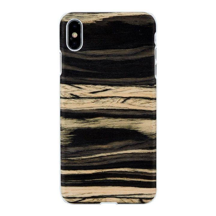 Telefono dėklas iPhone XS Max, baltas ebenuotas