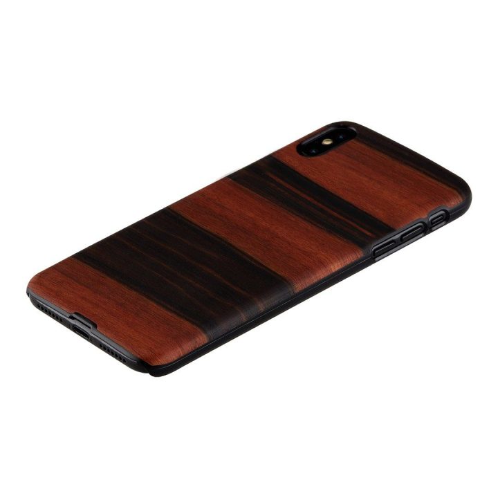 MAN&WOOD telefono dėklas iPhone XS Max, juodas
