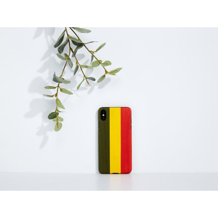 Telefono dėklas iPhone XS Max, juodas „Reggae“