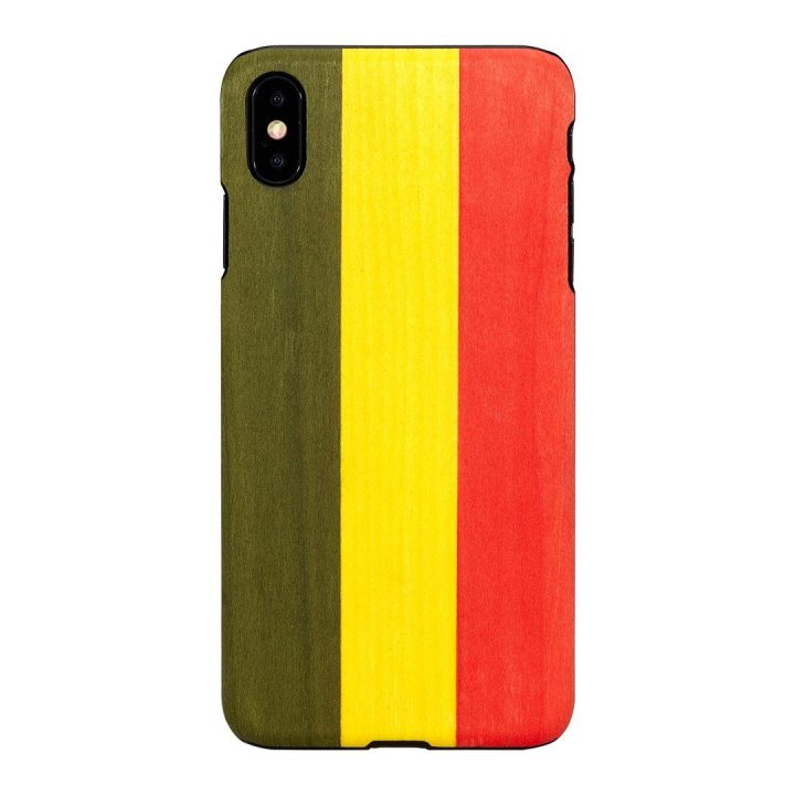 Telefono dėklas iPhone XS Max, juodas „Reggae“