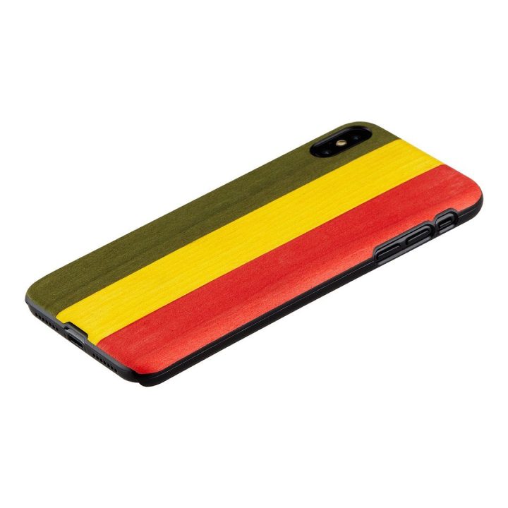 Telefono dėklas iPhone XS Max, juodas „Reggae“