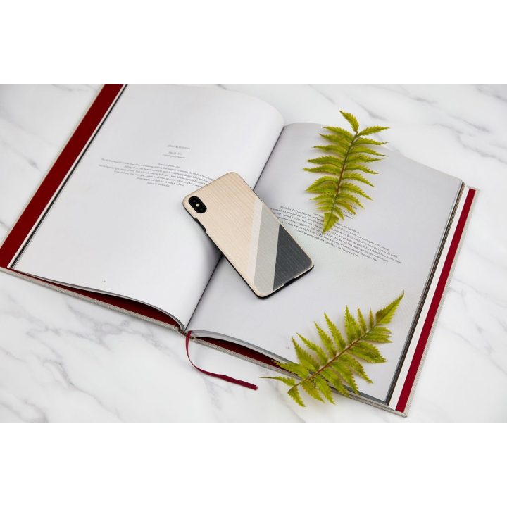 Pilkas telefono dėklas iPhone XS Max