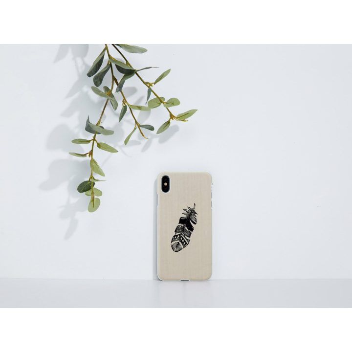 Telefono dėklas MAN&WOOD iPhone XS Max, indian white
