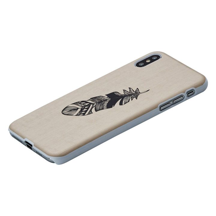Telefono dėklas MAN&WOOD iPhone XS Max, indian white