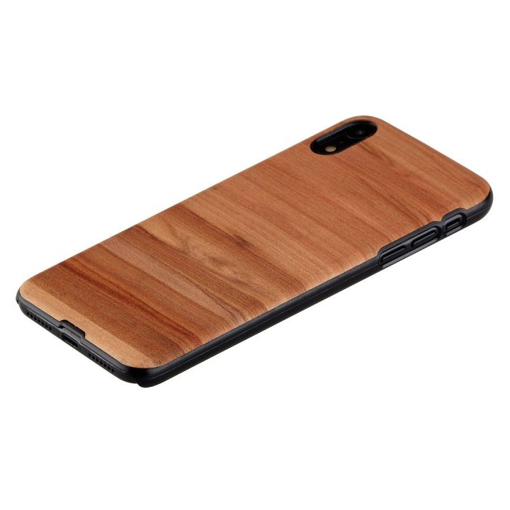 Telefono dėklas MAN&WOOD iPhone XR, cappuccino black
