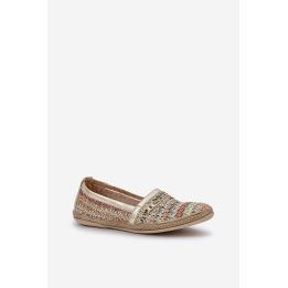 Elegantiškos odinės espadrilės su pynimu, daugiaspalvės Zazoo