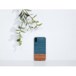 Telefono dėklas iPhone XS Max, juodas džinsinis