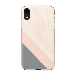 Telefono dėklas iPhone XR, rožinis ir juodas