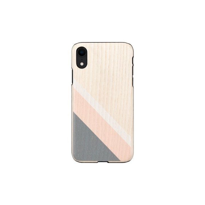 Telefono dėklas iPhone XR, rožinis ir juodas