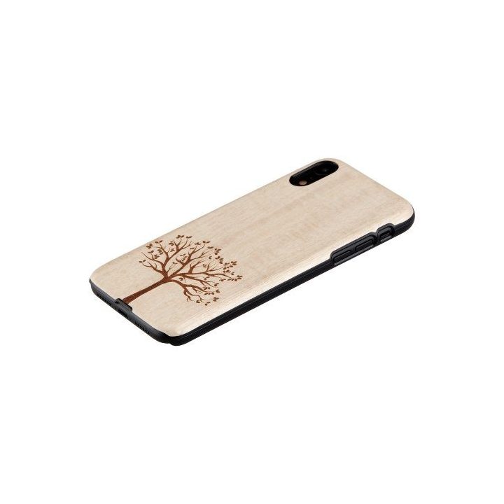 Juodas telefono dėklas iPhone XR