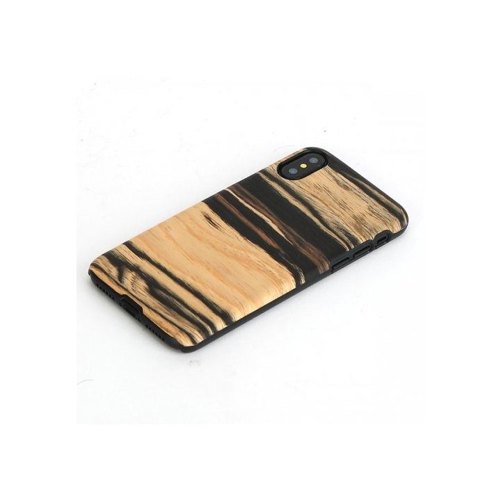 Telefono dėklas iPhone X/XS, baltas juodmedis