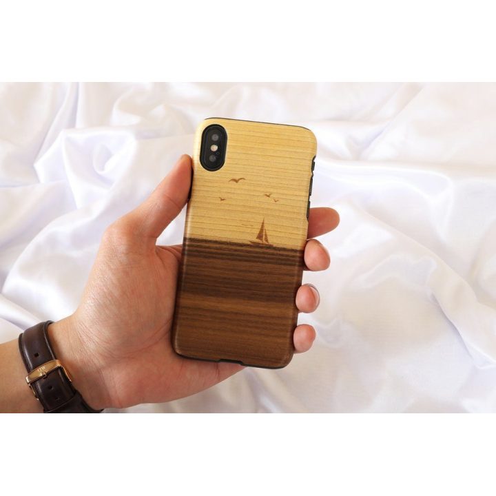 Juodas telefono dėklas iPhone X/XS