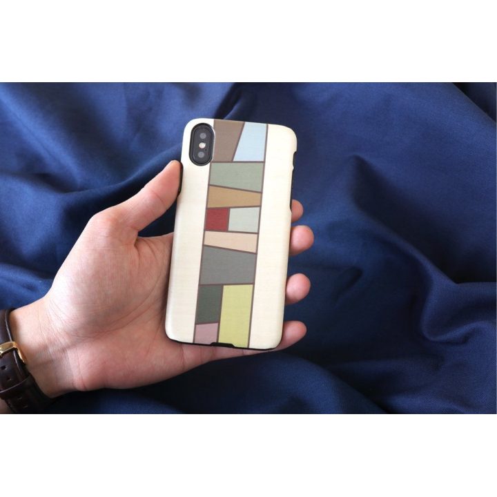 Baltas telefono dėklas MAN&WOOD iPhone X/XS, Nemo