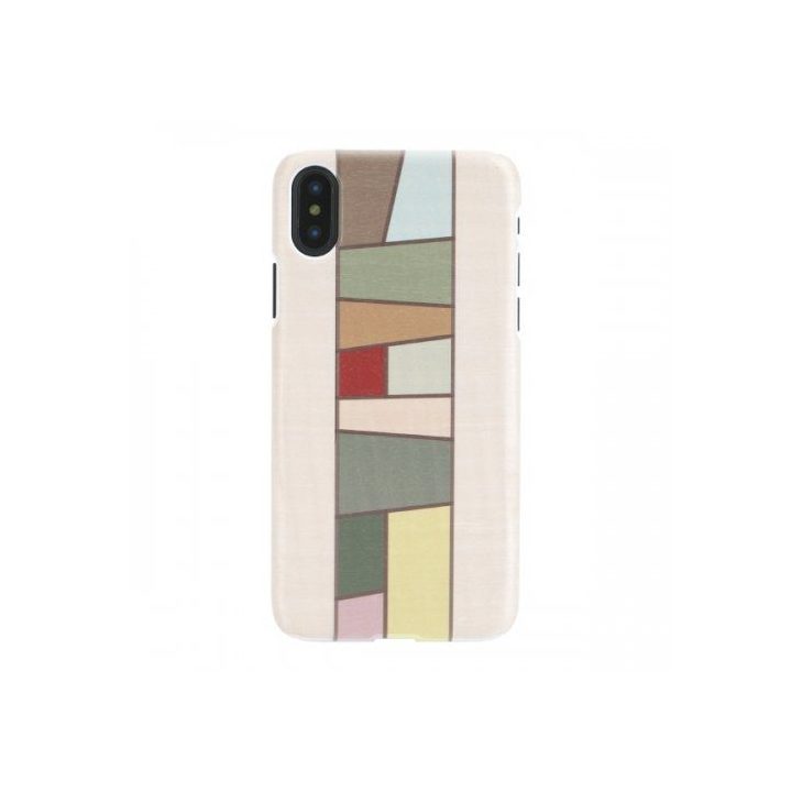 Baltas telefono dėklas MAN&WOOD iPhone X/XS, Nemo