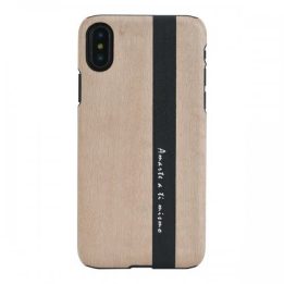 Juodas telefono dėklas iPhone X/XS