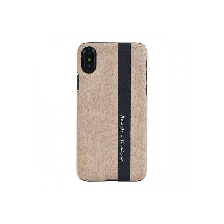 Juodas telefono dėklas iPhone X/XS