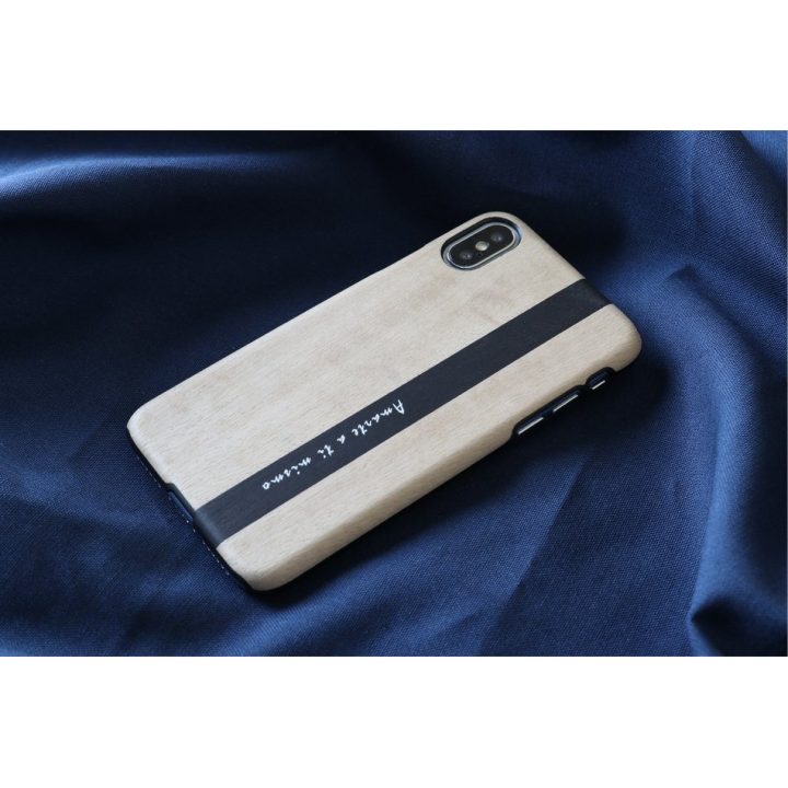 Juodas telefono dėklas iPhone X/XS