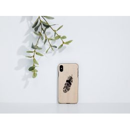 MAN&WOOD telefono dėklas iPhone X/XS, Indian Black