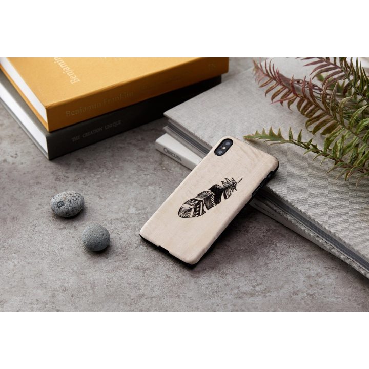 MAN&WOOD telefono dėklas iPhone X/XS, Indian Black