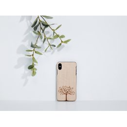 Juodas telefono dėklas iPhone X/XS