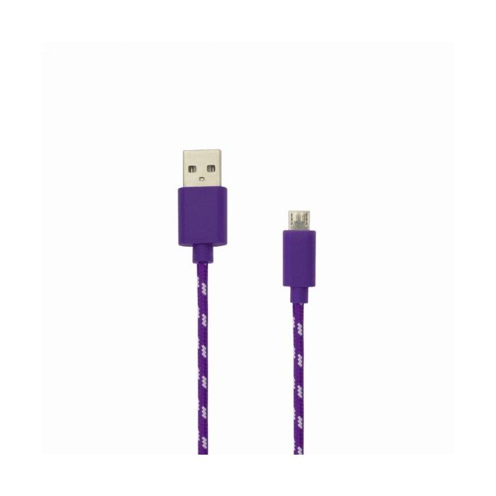 Violetinis pintas USB į Micro USB laidas, 1 m