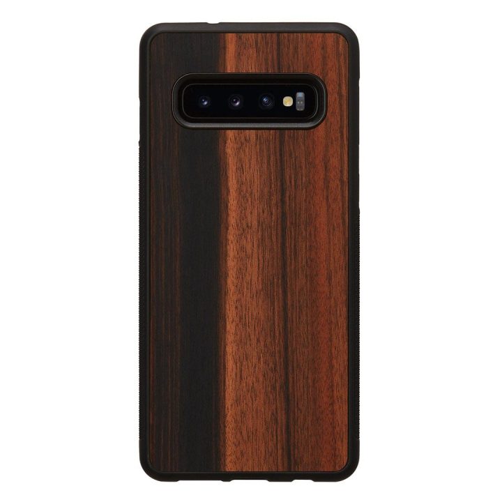 Telefono dėklas MAN&WOOD Galaxy S10, juodas