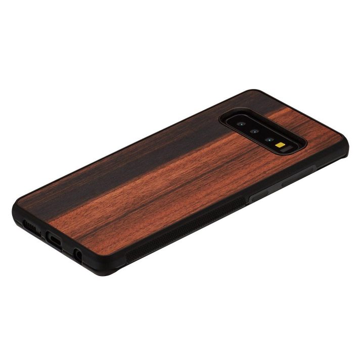 Telefono dėklas MAN&WOOD Galaxy S10, juodas