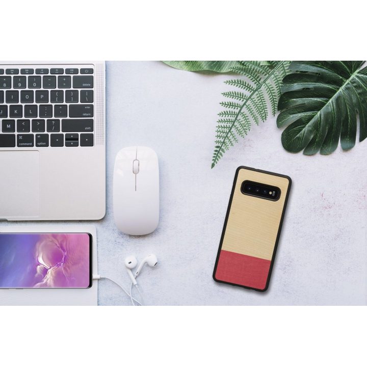 Juodas telefono dėklas Samsung Galaxy S10