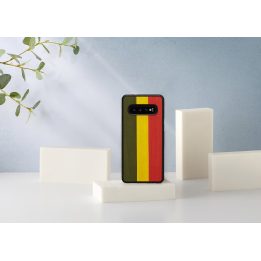 Juodas telefono dėklas Samsung Galaxy S10 „reggae“
