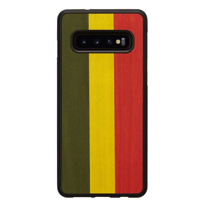 Juodas telefono dėklas Samsung Galaxy S10 „reggae“