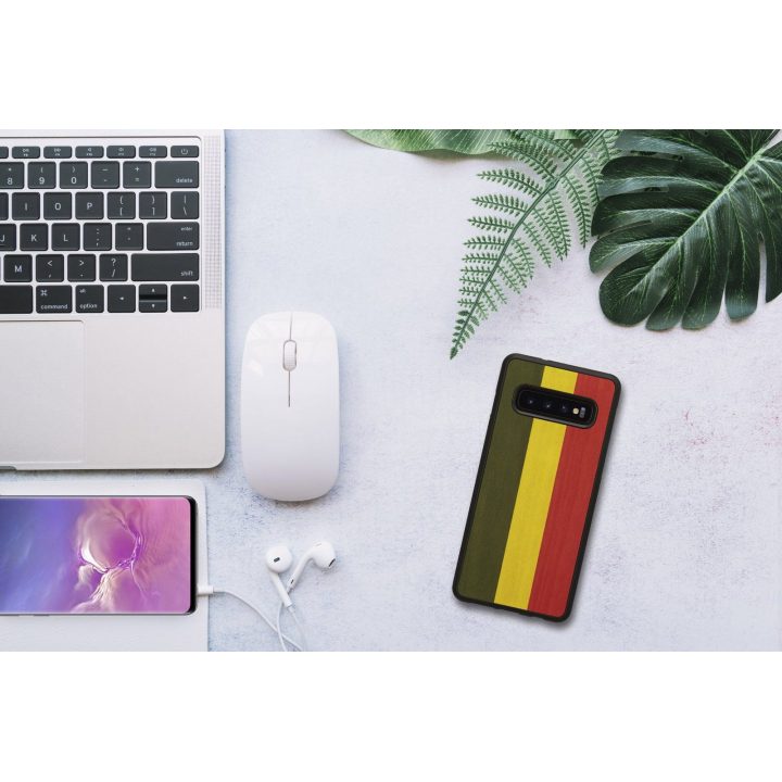 Juodas telefono dėklas Samsung Galaxy S10 „reggae“