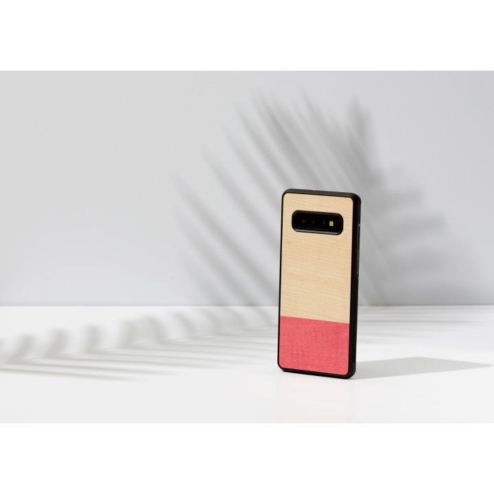 Juodas telefono dėklas Samsung Galaxy S10+