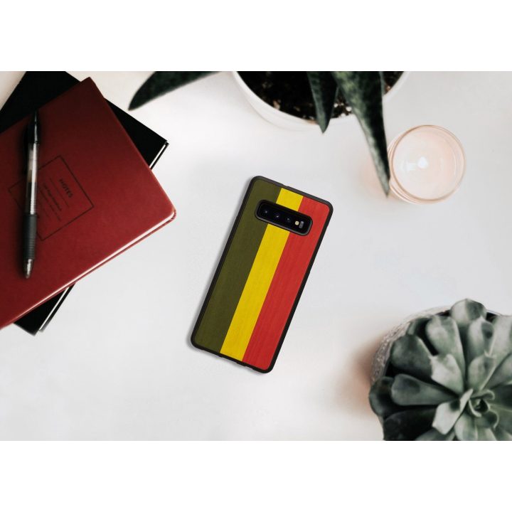 Juodas telefono dėklas Samsung Galaxy S10+