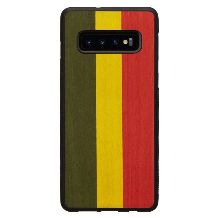 Juodas telefono dėklas Samsung Galaxy S10+