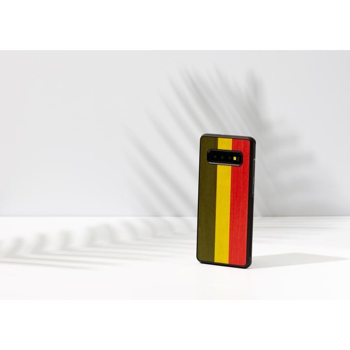 Juodas telefono dėklas Samsung Galaxy S10+