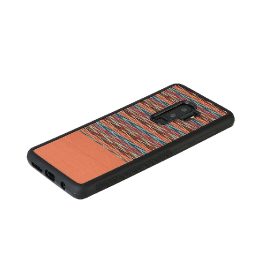 Telefono dėklas Samsung Galaxy S9+ (G965), rudas languotas, juodas