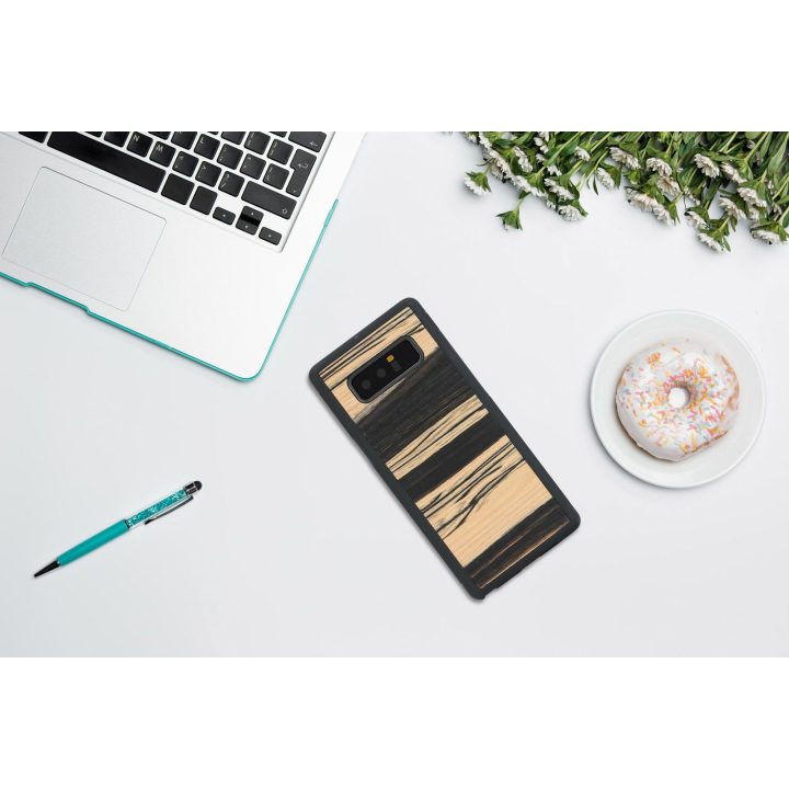 Telefono dėklas Samsung Galaxy Note8, baltos ir juodos spalvos