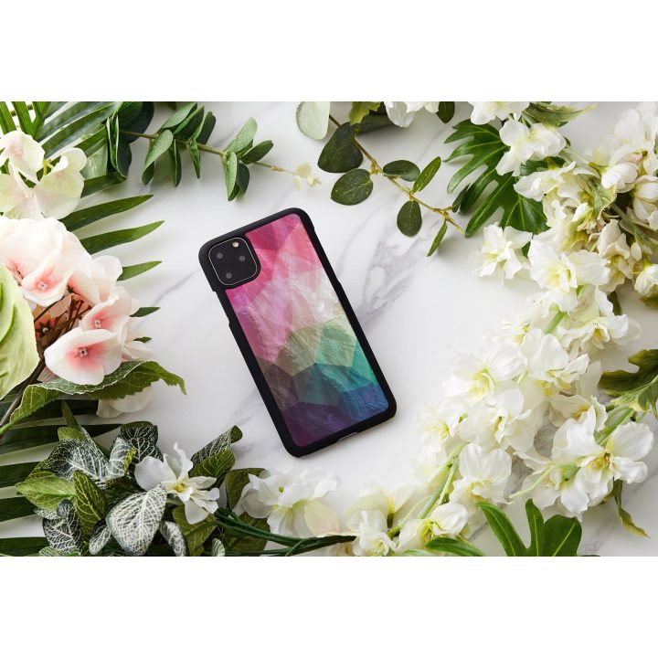 Telefono dėklas iPhone 11 Pro Max, juodas, „Water Flower“