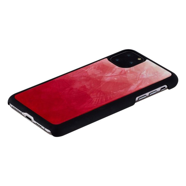 Telefono dėklas iPhone 11 Pro Max, rožinės ir juodos spalvų