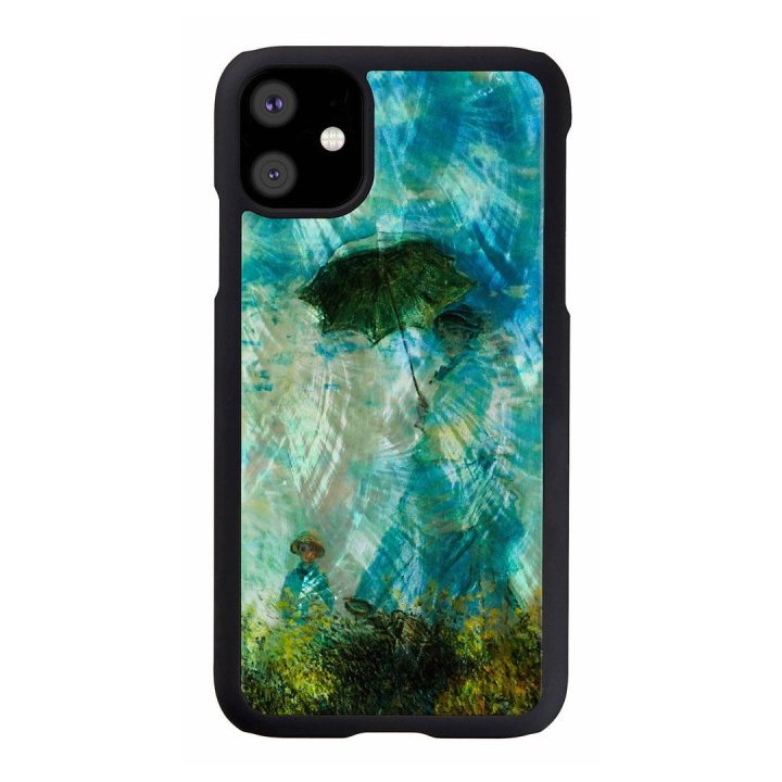 Juodas telefono dėklas iPhone 11, Camille