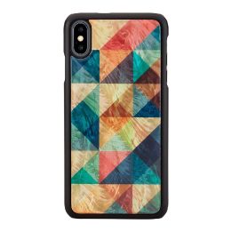 Telefono dėklas iPhone XS Max, mozaikinis, juodas
