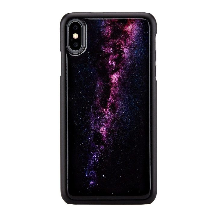 Telefono dėklas iPhone XS Max, juodas „Milky Way“