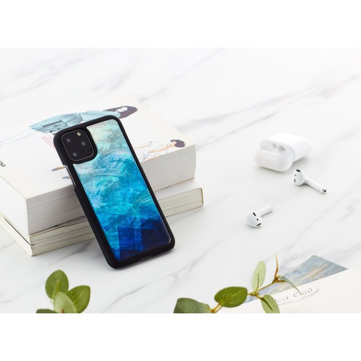 Telefono dėklas iPhone 11 Pro, mėlynos ir juodos spalvų