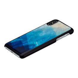 Telefono dėklas iPhone XS Max, mėlynas ir juodas