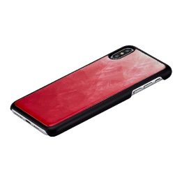 Telefono dėklas iPhone XS Max, rožinės ir juodos spalvų