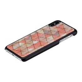 Telefono dėklas iPhone XS Max, juodas su deimantiniu raštu