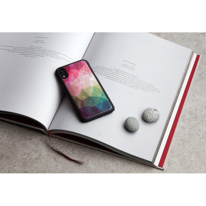 Juodas telefono dėklas iPhone XR